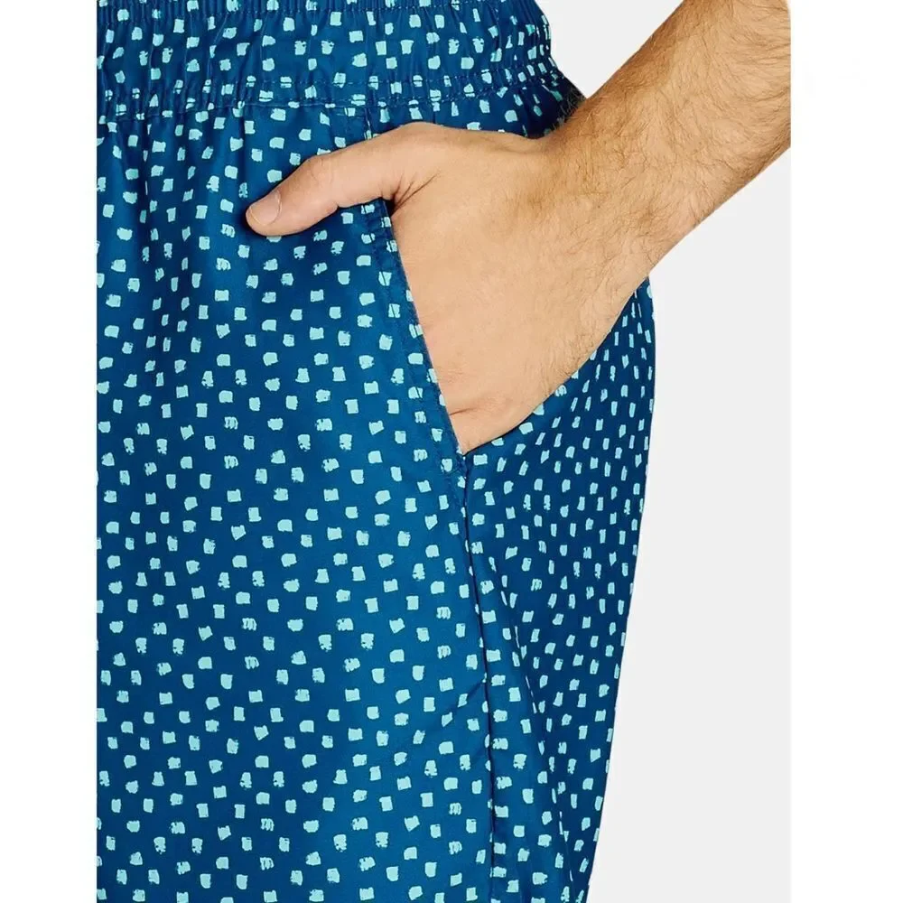 Men's Elastic Waist Swim Trunks Shorts 6